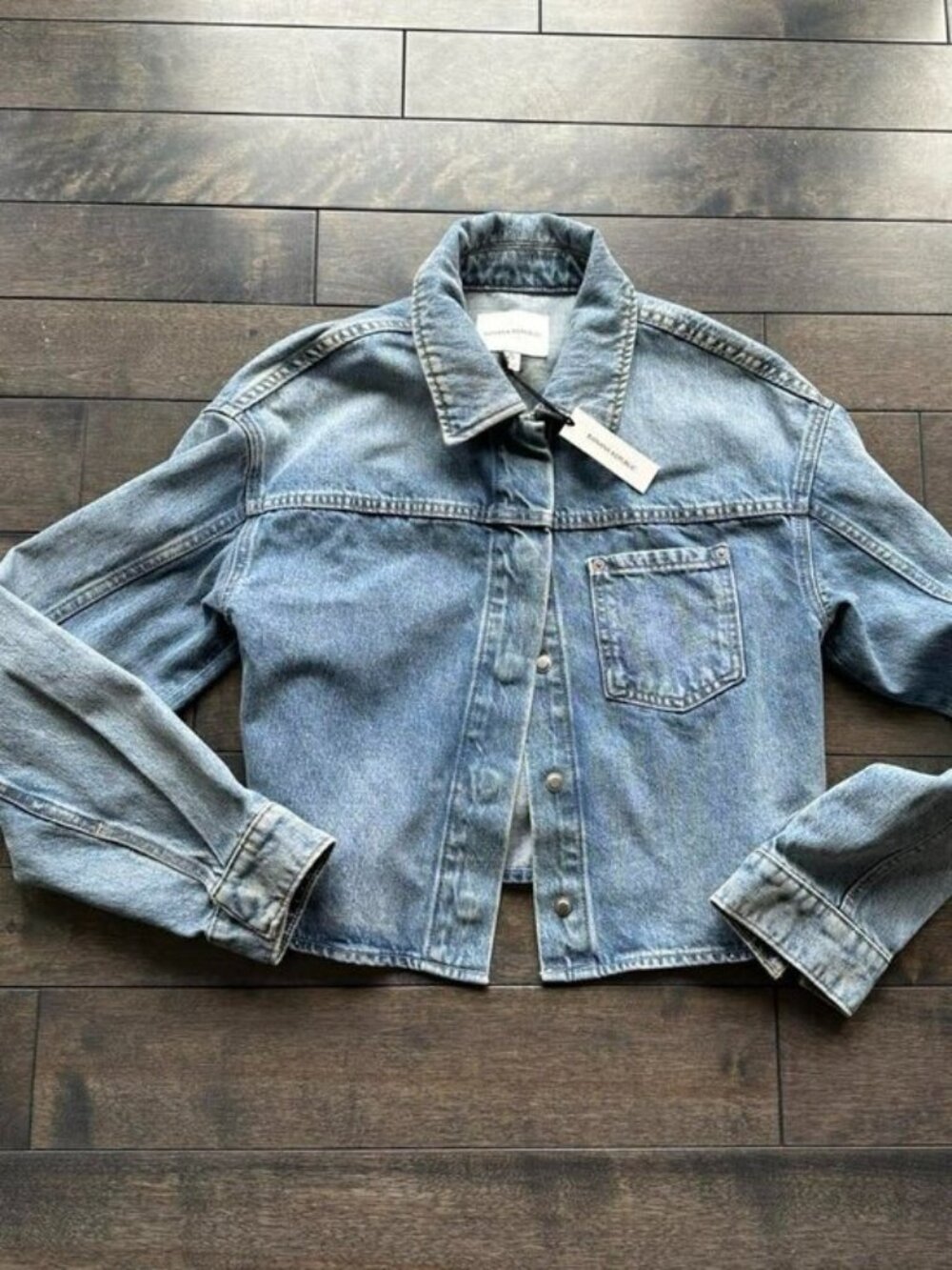 Banana Republic Cropped Jean Jacket - new with tags
